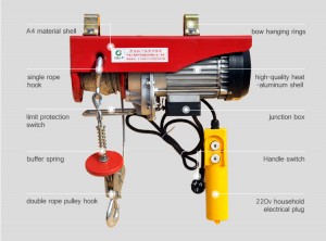 Mini electric hoist 1